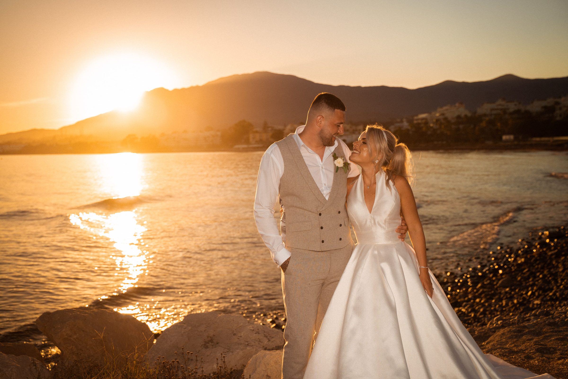 Eilidh & John · sunset on the Costa del Sol